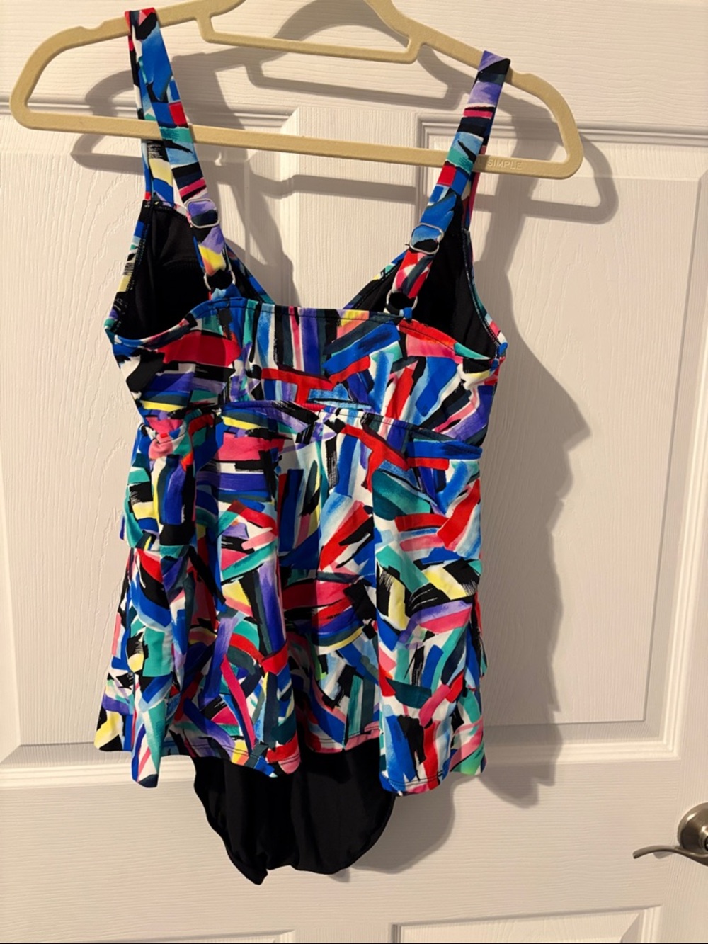 Multicolor Women's Ruffled Bathing suit - Picture 4 of 4